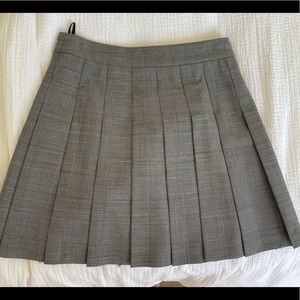 Pleated Grey Tennis Skirt